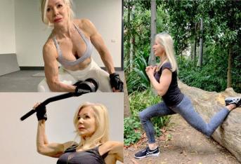 Lesley Maxwell es una demostración precisa de que la edad, en muchas ocasiones, es solo una excusa. Ella, a sus 63 años, triunfa en las redes sociales gracias a sus rutinas de condicionamiento físico: es una de las 'abuelas' del fitness. Además, comparte diversas recetas de alimentación y tiene cierto bagaje en el modelaje.