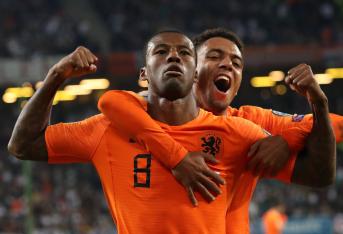 La selección holandesa  anotó cuatro goles en 32 minutos en el segundo tiempo para sellar una victoria 4-2 contra 
Alemania como visitante, en un duelo por la clasificación para la Eurocopa 2020.