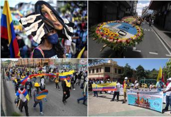 Bogotá, Cali y Medellín fueron epicentro de las manifestaciones de este 20 de julio en el país.