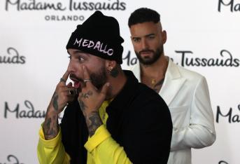 Madame Tussauds presentó en Medellín una figura en cera del cantante y estará expuesta en el Museo de Arte Moderno hasta el viernes 29 de abril.