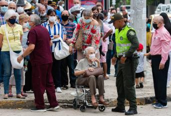 Primera vuelta presidencial en Barranquilla.