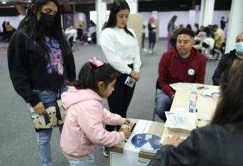 Así avanza la jornada en Corferias.