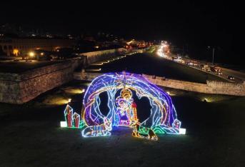 Alumbrados navideños en Cartagena: