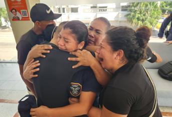 Velorio Javier Solano en Barranquilla, bombero muerto durante atención de incendio en Vía 40 en la zona industrial .