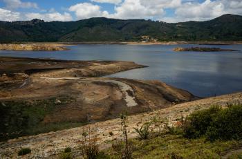 Así se ve actualmente el embalse de San Rafael, que hace parte del sistema Chingaza.