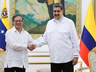 Reunión bilateral de los presidentes Gustavo Petro y Nicolás Maduro en Venezuela, sábado 18 de noviembre de 2023.