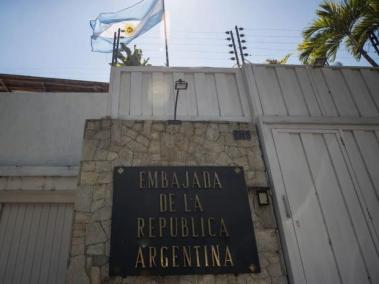 Embajada argentina en Caracas.