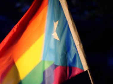 Manifestación de la comunidad LGBT en Puerto Rico.