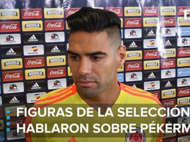 Falcao, Cuadrado y Muriel hablan sobre Pékerman antes de jugar contra Venezuela