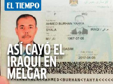 Así cayó alias el iraquí en Melgar