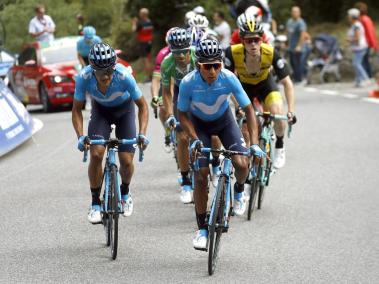 Nairo Quintana y Richard Carapaz.