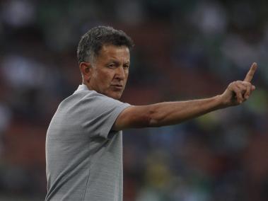 Juan Carlos Osorio fue expulsado en el partido entre Atlético Nacional y Santa Fe.