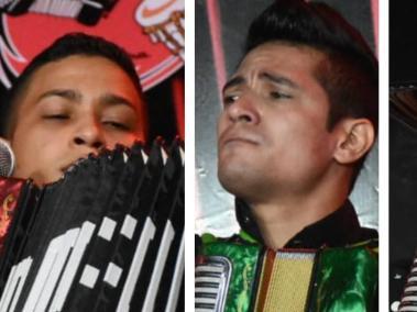 El rey vallenato será uno de estos tres acordeoneros: Javier Álvarez, Omar Hernández Brochero y Manuel Vega.