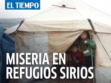 En la frontera con Turquía hay centenares de campos de refugiados. Allí llegan decenas de miles de personas huyendo de la violencia del conflicto armado sirio.