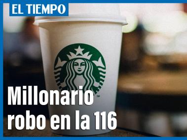 Millonario atraco en un local de cadena internacional de café