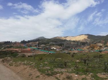 De camino al parque minero de Mochuelo, en zona rural de la localidad de Ciudad Bolívar.