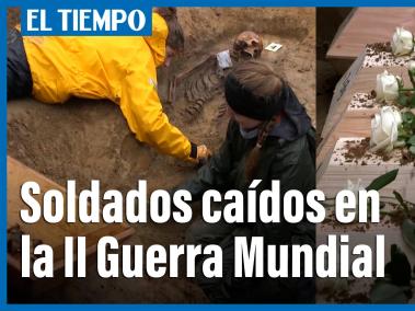 Tras décadas del fin de la II Guerra Mundial, algunas familias consiguen recuperar y dar sepultura a sus familiares caídos en la contienda.