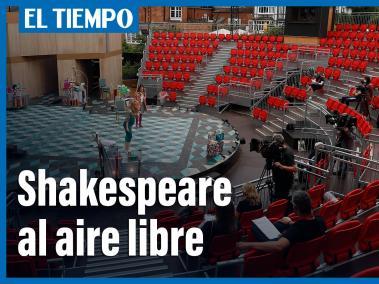 El teatro renace al aire libre en la ciudad de William Shakespeare