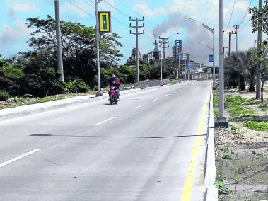 En este sector del corredor portuario fue el hallazgo.