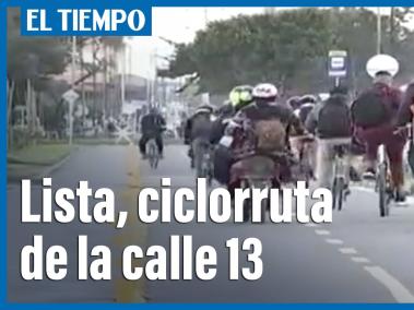 lista cicloruta calle 13