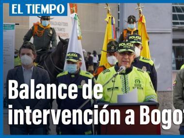 La policía y el gobierno nacional entregaron un balance tras 20 días de intervención en Bogotá donde lograron desarticular 4 nuevas bandas criminales, para un total de 17 organizaciones desmanteladas.