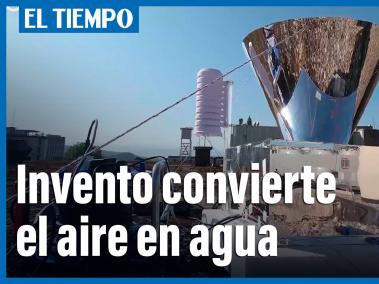 El invento suizo que convierte el aire en agua.