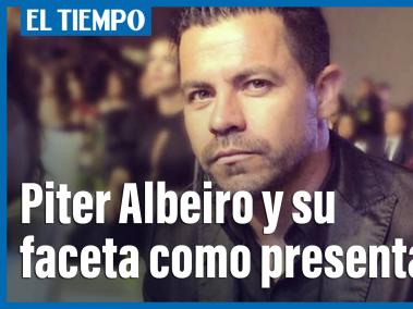 La nueva faceta de Piter Albeiro como presentador.