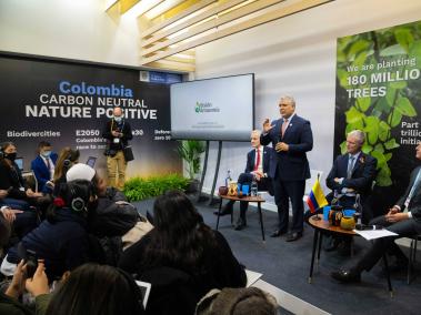 En desarrollo de la Cumbre Climática de Glasgow COP26, el presidente Iván Duque Márque presentó la Estrategia Climática de Largo Plazo de Colombia, que cumple con lo establecido en el acuerdo de París.