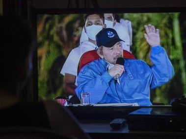 El presidente de Nicaragua, Daniel Ortega, dio un discurso por cadena nacional.