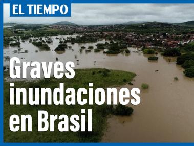 El número de muertes por las fuertes lluvias registradas desde inicios de noviembre en el estado brasileño de Bahia (noreste) se elevó el domingo a 18 con un nuevo fallecimiento, en medio de un temporal que causó inundaciones en 37 municipios, informaron autoridades locales.