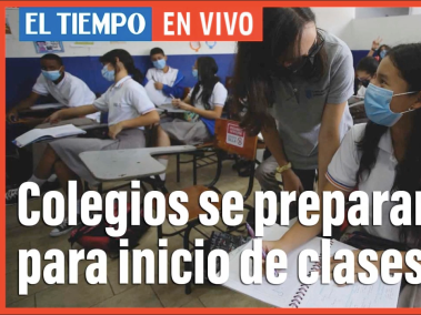 Cómo se han preparado los colegios del Distrito para el inicio de clases | El Tiempo