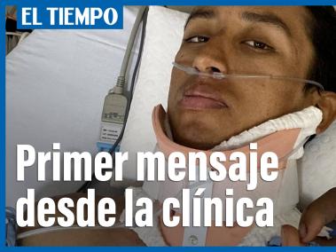 El ciclista colombiano avanza en su recuperación luego del accidente que sufrió el lunes pasado en una carretera del centro de Colombia.