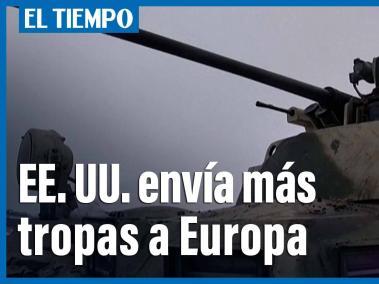 Estados Unidos anunció el miércoles el envío de 3.000 soldados adicionales a Europa del Este para defender de "toda agresión" a los países de la OTAN