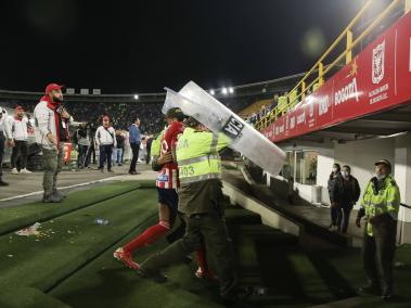 Protección policial para los jugadores de Junior.