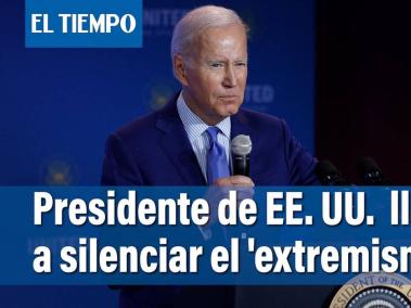 El presidente de Estados Unidos llamó a "silenciar" las ideas extremistas, racistas y la incitación a la violencia durante una conferencia organizada por la Casa Blanca.