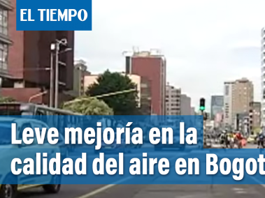 Leve mejoramiento en la calidad del aire en Bogotá