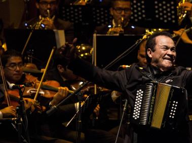 Alfredo Gutiérrez, uno de los grandes juglares vivos de la música de acordeón.