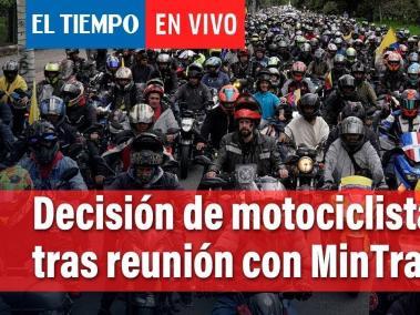 Hablan lideres de motociclistas luego de reunión con Minstransporte