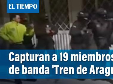 19 personas capturadas en ofensiva contra banda ‘Tren de Aragua', en Bogotá