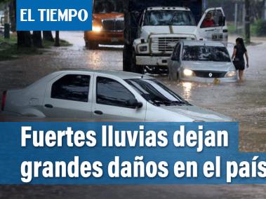 No para las fuertes lluvias, se registran tormentas eléctricas en la capital