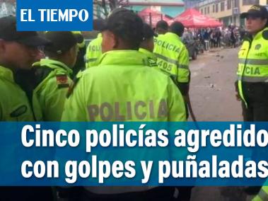 Policías fueron agredidos al atender riña