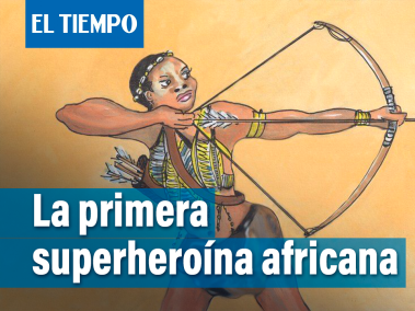 El artista zimbabuense Bill Masuku introdujo a la industria de cómics la primera superheroína africana.