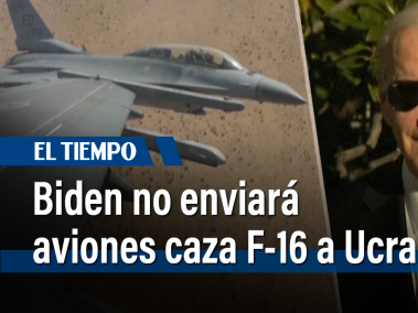 El presidente de Estados Unidos Joe Biden dijo el lunes que no enviará aviones caza F-16 a Ucrania para ayudar en su guerra contra la invasión rusa.