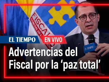 El jefe del ente acusador habló con EL TIEMPO de la ley de sometimiento y los bajos resultados en la lucha contra el narcotráfico. ¡Conéctese!