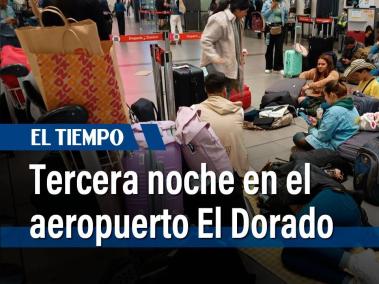 Sigue el drama de viajeros varados en el aeropuerto el dorado por cuenta del cese de actividades de Viva Air.