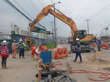 En Soacha, en el sector La Fragua llevaron a cabo labores de reparación.