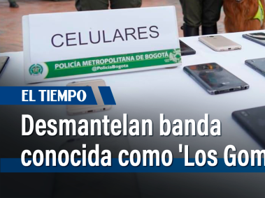 Desmantelan banda 'Los Gomelos', que robaba celulares y bicicletas en Fontibón