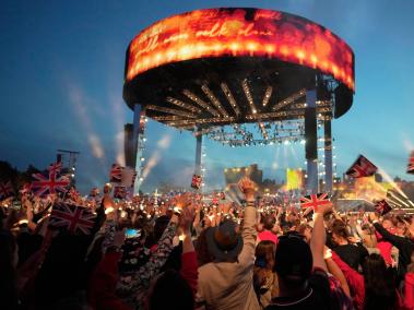 Al concierto asistieron al menos 20.000 personas.