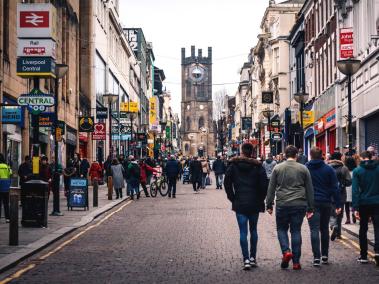 Así lucen las calles de la ciudad de Liverpool