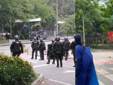 Disturbios en la Universidad de Antioquia